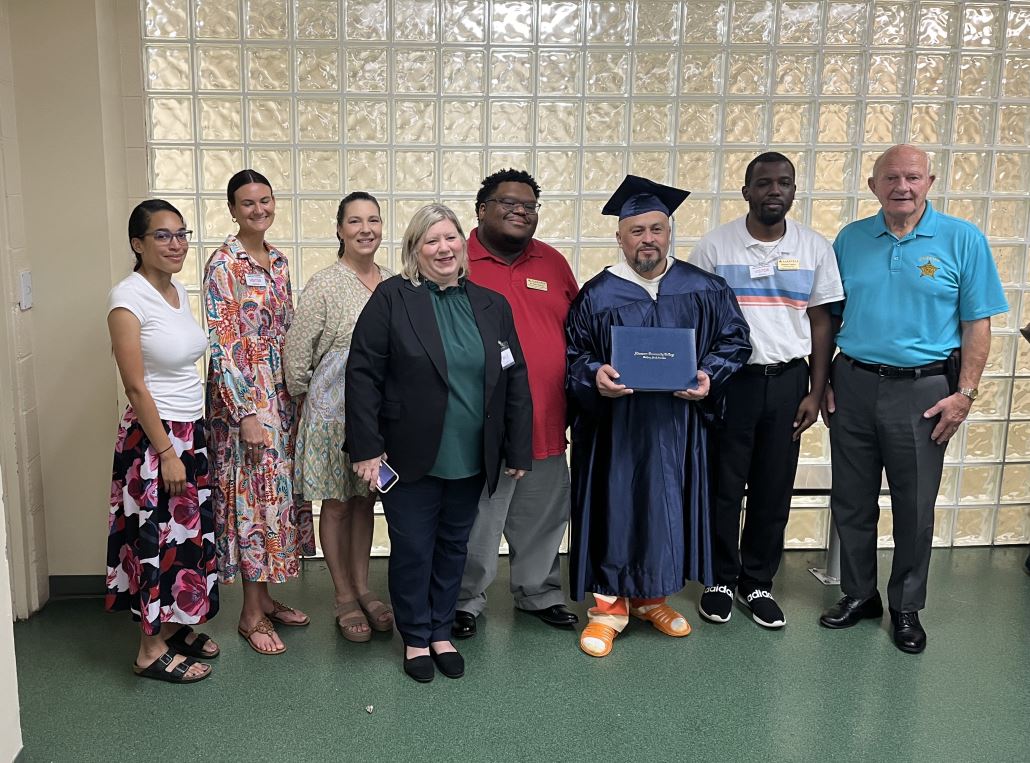 inmate, diploma, ceremony